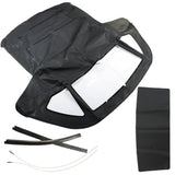 labwork Convertible Soft Top Replacement for R107 560SL 380SL 450SL 1972-1989 Black Plastic