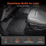 For 2015-2025 Ford F-150 Regular Cab Bucket Seat TPE 1st Row Floor Mats Liners