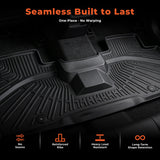 5-Piece 3D TPE All-Weather Floor Mats for 2018-2024 Ford Expedition Max [2nd Row Bucket Seats]