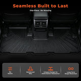 Floor Mats for Cars Liner 3Pcs Black Replacement for Highlander 2008-2013