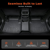 3PCS TPE All-Weather Floor Mats for 2018-2022 Honda Accord