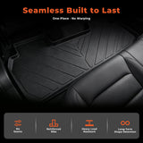 Full Set TPE Floor Mats Cargo Liner for 2018-2024 Chevy Traverse Limited
