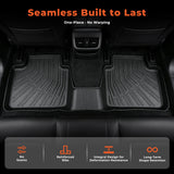 labwork 4PCS Floor Mats and Cargo Liner Black TPE Replacement for CX-50 2023-2025