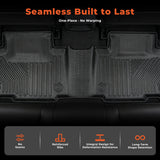 3PCS TPE All-Weather Floor Mats for 2013-2018 Toyota RAV4