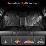 For 2003-2009 Toyota 4Runner 5 Seats TPE Floor Mats Liners & Trunk Cargo Liner