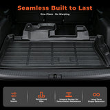 For 2021-2024 Toyota Sienna 8 Seats TPE Floor Mats & Trunk Cargo Liner