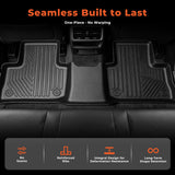 TPE Floor Mats for Toyota RAV4 2019-2025 Gasoline Trunk Cargo Liners w/Seatback