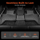 Floor Mats for 2022-2026 Toyota Tundra Double Cab All Weather 3D Floor Liner