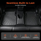 3Pcs Front and Rear TPE Car Floor Mats Replacement for Crosstrek 2024-2025 Replacement for Impreza 2024-2025