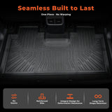 3D Custom Fit TPE Floor Liners Set for 2015-2025 Ford F-150 Extended Cab / SuperCab - All-Weather Protection (Fits Bench Seat Only)