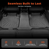 Floor Mats & Cargo Mat Fits 2023-2025 Toyota Sequoia 7 & 8 Passenger TPE