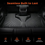 5PCS TPE All-Weather Floor Mats Cargo Liner for 2021-2026 Chevy Tahoe Yukon