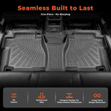 Floor Mats 3 Row Liner Set for 2012-2022 Toyota Sequoia