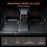 Fits 2019-2026 Toyota Corolla Hatchback TPE 3D Front & 2nd Row Floor Mats Liner