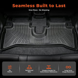 Floor Liners Fit 2012-2016 Toyota Prius C Front/2nd 3p Black