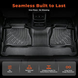 3Pcs Front and Rear TPE Car Floor Mats Replacement for Tahoe 2007-2015