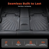 Floor Mats Cargo Liner Backrest Mats For 2018-2024 Ford Expedition 8 Seats