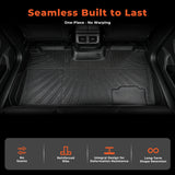 3PCS TPE All-Weather Floor Mats for 2010-2014 Ford F-150 SuperCrew