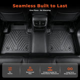 4PCS TPE All-Weather Floor Mats Cargo Liner for 2022-2025 Jeep Grand Cherokee