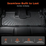 Car Floor Mats for 2014-2019 Toyota Highlander Front + Rear All Weather 3D Liner