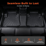 labwork 3PCS Floor Mats Black TPE Replacement for 4Runner 2014-2023 Replacement for GX460 2014-2023