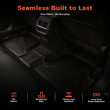 3-Piece All-Weather TPE Floor Mats Set for 2012-2018 Ford Focus(Fits Sedan & Hatchback)