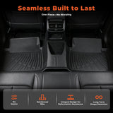 3Pcs Front and Rear TPE Car Floor Mats Replacement for Crosstrek 2018-2023 Replacement for Impreza 2018-2023