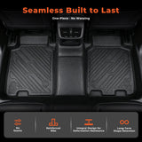 5PCS TPE All-Weather Floor Mats Cargo Liner for 2021-2024 Ford Bronco 4-Door