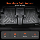 labwork Custom Fit TPE All-Weather Floor Mats for 2013-2019 Ford Escape C-Max