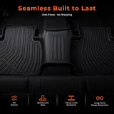 4-Piece All-Weather TPE Floor Mats & Cargo Liner Set for 2025-2026 Toyota Camry