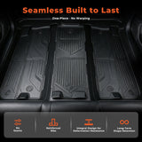 Floor Mats Fit Toyota Sienna 2021-2024 (Only for 7 Seat) TPE All Weather