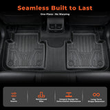 4Pcs Car Floor Mats and Cargo Liner Front and Rear TPE Black Replacement for CR-V 2023-2026