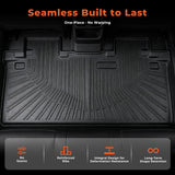 Floor Mats 3 Row Liner Set for 2011-2012 Toyota Sienna 8seats