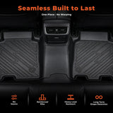 4PCS TPE All-Weather Floor Mats Cargo Liner for 2021-2025 Ford Bronco 4-Door
