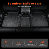 3PCS TPE All-Weather Floor Mats for 2018-2024 Toyota Camry SE LE XLE