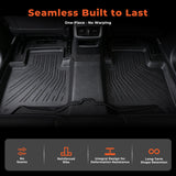 3PCS TPE All-Weather Floor Mats for 2005-2015 Toyota Tacoma