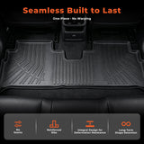 TPE Floor Liners & Backrest Mat &Cargo Liner for 2001-2007 Highlander Base Limited Sport