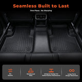 3PCS TPE All-Weather Floor Mats for 2019-2025 Toyota RAV4