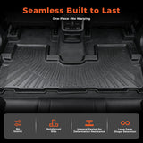 Floor Mats & Trunk Cargo Liner TPE For 2014-2019 Toyota Highlander 7 Seats