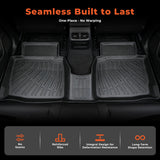 3D Custom Fit TPE Floor Liners Set for 2017-2020 Ford Fusion & Lincoln MKZ - All-Weather Interior Protection (Excludes 2013-2016)
