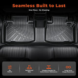 4PCS Floor Mats and Cargo Liner Black TPE Replacement for Edge 2015-2024