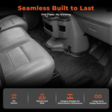 TPE Front Floor Mats For 2005 - 2025 Ford Econoline All Weather Floor Liner