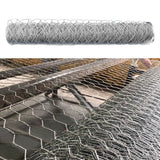 Galvanized Poultry Wire Netting 2" Hexagonal Mesh Wire Fence fit for Family Craft Projects Chicken Netting Garden Fencing Backyard Fencing (2ft x 150ft)