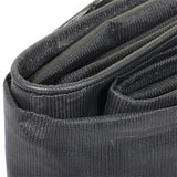 7FT x 16FT 3in RV Awning Sun Shade Screen Front Side Awning Complete Kit Grid Uv Blocking Replacement for Travel Outdoor Camping Black