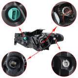 labwork Headlight Assembly, Compatible Replacement for 2018-2020 Chevy Traverse [HID/Xenon Model] LED DRL Projector Headlamp for Passenger Side