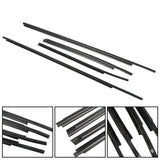 labwork Door Belt Molding Weatherstrip Double Cab Replacement for 2007-2020 Tundra 68160-0C020 68210-0C020 68163-0C010 68164-0C010