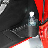 for 2011+ Jeep Wrangler JK JKU 2/4Door Front Door Storage Pockets Organizer Box Lab Work Auto