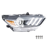 for 2015-2017 Ford Mustang HID/Xenon LED Tube Projector Headlight FR3Z13008J