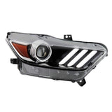 for 2015-2017 Ford Mustang HID/Xenon LED Tube Projector Headlight FR3Z13008J Lab Work Auto