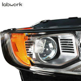 for 2015-2018 Ford Edge SE|SEL| Halogen Projector Headlight Passenger Side 1pc Lab Work Auto